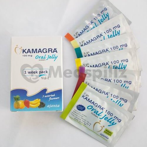 Kamagra Oral Jelly 100 mg (Sildenafil Citrate) Week Pack Kamagra Oral Jelly 100 mg (Sildenafil Citrate) Week Pack