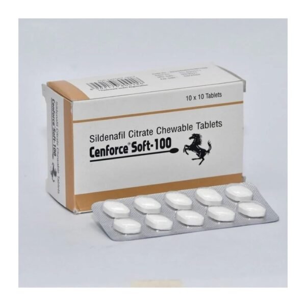 Cenforce Soft 100 mg Cenforce Soft 100 mg tablets pack and blister