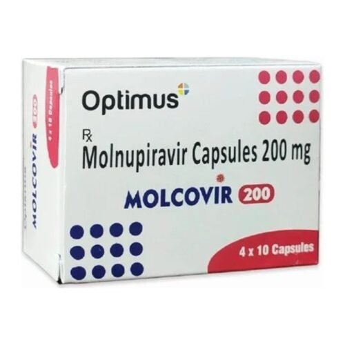 Molcovir 200 mg Molcovir 200 mg tablets pack and blister