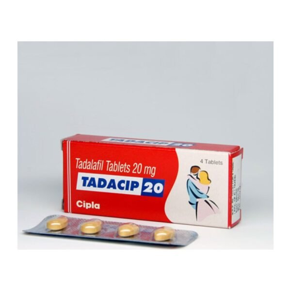 Tadacip 20 mg Tadacip 20 mg tablets pack and blister