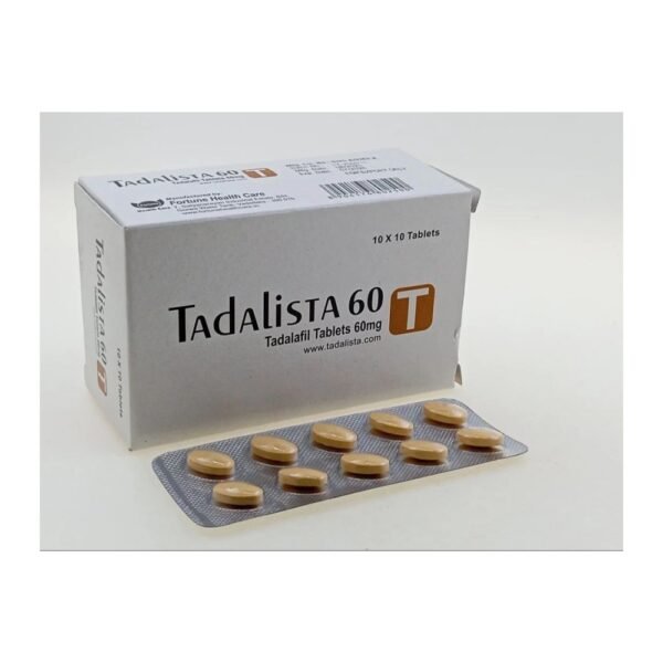 Tadalista 60 mg Tadalista 60 mg tablets pack and blister
