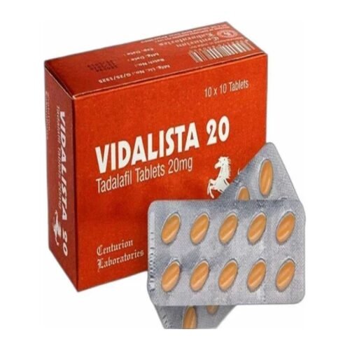 Vidalista 20 mg Vidalista 20 mg tablets pack and blister