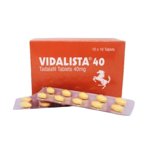 Vidalista 40 mg Vidalista 40 mg tablets pack and blister