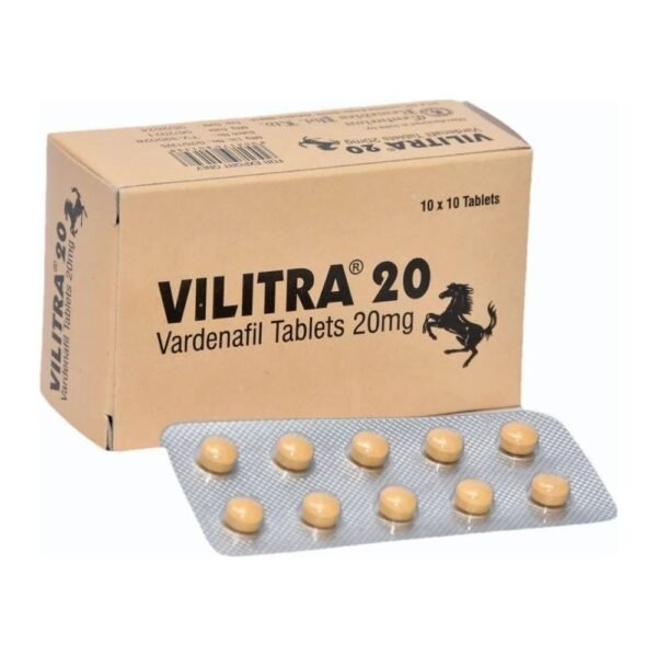 Vilitra 20 mg Vilitra 20 mg tablets pack and blister