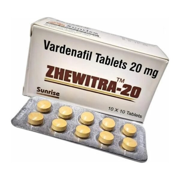 Zhewitra 20 mg Zhewitra 20 mg tablets pack and blister
